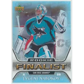 2005-06 UPPER DECK - EVGENI NABOKOV #89 ROOKIE FINALIST