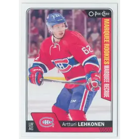2016-17 O-PEE-CHEE - ARTTURI LEHKONEN #677 MARQUEE ROOKIES