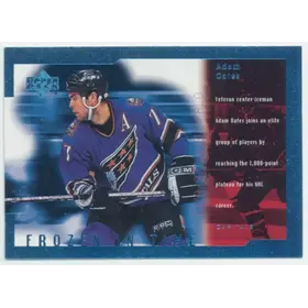 1998-99 UPPER DECK - ADAM OATES #FT20 FROZEN IN TIME