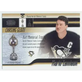 2002-03 CALDER - MARIO LEMIEUX #8 CHASING GLORY