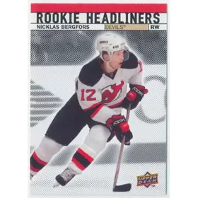 2007-08 UPPER DECK - NICKLAS BERGFORS #RH18 ROOKIE HEADLINERS