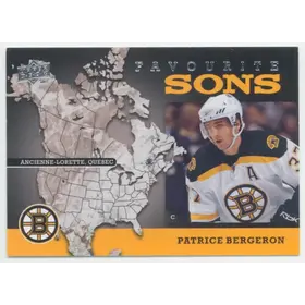 2008-09 UPPER DECK - PATRICE BERGERON #FS14 FAVOURITE SONS⚠️