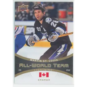 2010-11 UPPER DECK - MARTIN ST. LOUIS #AW-12 ALL-WORLD TEAM