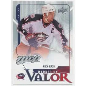 2008-09 MVP - RICK NASH #MV13 MARKED BY VALOR