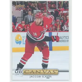 2019-20 UPPER DECK - JACCOB SLAVIN #C25 UD CANVAS