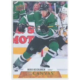 2020-21 UPPER DECK - MIRO HEISKANEN #C28 UD CANVAS
