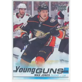 2019-20 UPPER DECK - MAX JONES #242 YOUNG GUNS