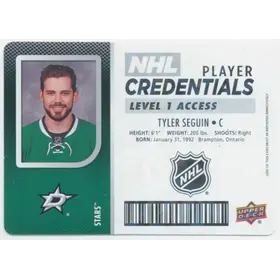 2017-18 MVP - TYLER SEGUIN #NHL-SE NHL PLAYER CREDENTIALS LEVEL 1