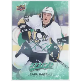 2016-17 MVP - CARL HAGELIN #99 GREEN SCRIPT