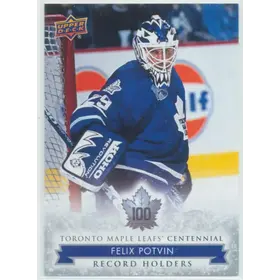 2017 TORONTO MAPLE LEAFS CENTENNIAL - FELIX POTVIN #144 RECORD HOLDERS SP!