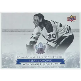 2017 TORONTO MAPLE LEAFS CENTENNIAL - TERRY SAWCHUK #178 MEMORABLE MOMENTS SP!