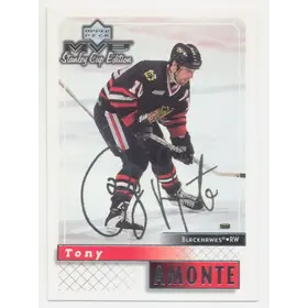 1999-00 MVP STANLEY CUP EDITION - TONY AMONTE #43 SILVER SCRIPTS