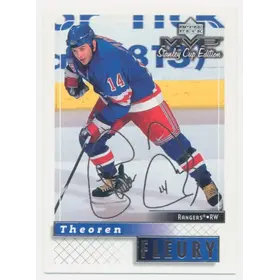 1999-00 MVP STANLEY CUP EDITION - THEOREN FLEURY #117 SILVER SCRIPTS