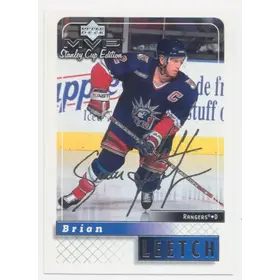 1999-00 MVP STANLEY CUP EDITION - BRIAN LEETCH #120 SILVER SCRIPTS