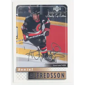 1999-00 MVP STANLEY CUP EDITION - DANIEL ALFREDSSON #126 SILVER SCRIPTS