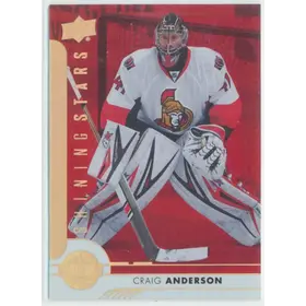 2017-18 UPPER DECK - CRAIG ANDERSON #SSG-2 SHINING STARS RED