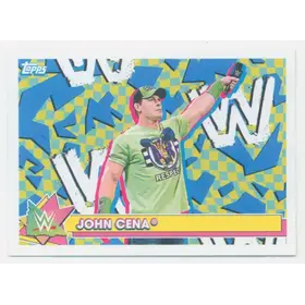 2021 Topps Heritage WWE - John Cena #S-9 Sticker Card