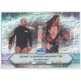 2021 Topps WWE - Cesaro/Shinsuke Nakamura #86 Silver Foil Parallel