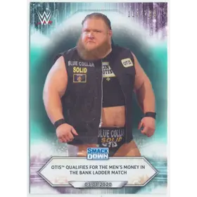 2021 Topps WWE - Otis #64 Aqua Parallel 117/299
