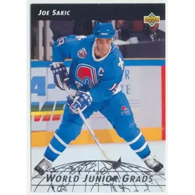 1992-93 UPPER DECK - JOE SAKIC #WG8 WORLD JUNIOR GRADS⚠️