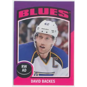 2014-15 O-PEE-CHEE - DAVID BACKES #ST-28 STICKERS
