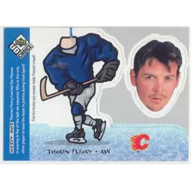 1998-99 UD CHOICE - THEOREN FLEURY #BH25 MINI BOBBLE HEADS