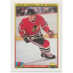 1990-91 BOWMAN - STEVE THOMAS #13 HAT TRICKS