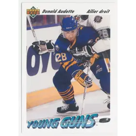 1991-92 UPPER DECK FRENCH - DONALD AUDETTE #585 YOUNG GUNS