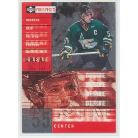 2000-01 CHL PROSPECTS - BRANDON REID #GD5 GREAT DESIRE