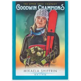 2021 Goodwin Champions - Mikaela Shiffrin #55 Turquoise Parallel