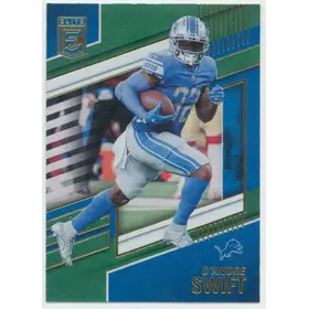 2022 Donruss Elite - D'Andre Swift #22 Green Parallel