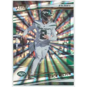2022 Prestige - Zach Wilson #225 Xtra Points Sunburst Parallel