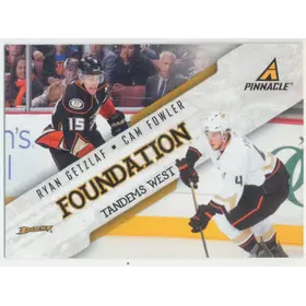 2011-12 PANINI PINNACLE - RYAN GETZLAF/CAM FOWLER #1 FOUNDATION TANDEMS WEST