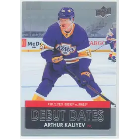 2021-22 UPPER DECK - ARTHUR KALIYEV #DD-4 DEBUT DATES