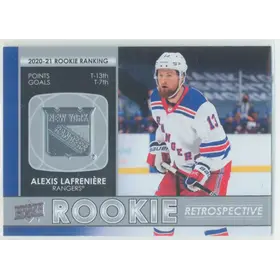 2021-22 UPPER DECK - ALEXIS LAFRENIERE #RR-20 ROOKIE RETROSPECTIVE
