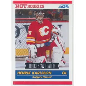 2010-11 SCORE ROOKIES & TRADED - HENRIK KARLSSON #621