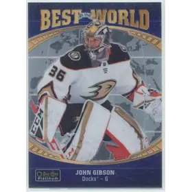 2019-20 O-PEE-CHEE PLATINUM - JOHN GIBSON #BW-1 BEST IN THE WORLD