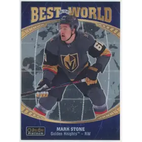 2019-20 O-PEE-CHEE PLATINUM - MARK STONE #BW-11 BEST IN THE WORLD