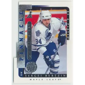 1996-97 PINNACLE BE A PLAYER - SERGEI BEREZIN #LTH-3A LINK 2 HISTORY