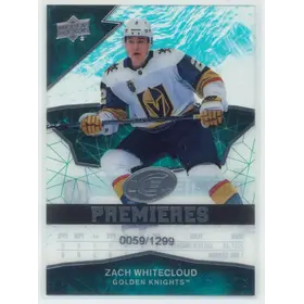 2018-19 UPPER DECK ICE - ZACH WHITECLOUD #59 ICE PREMIERES 59/1299