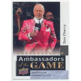 2009-10 UPPER DECK - DON CHERRY #AG43 AMBASSADORS OF THE GAME