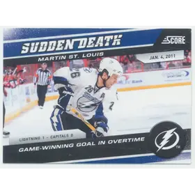 2011-12 SCORE - MARTIN ST. LOUIS #23 SUDDEN DEATH