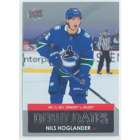 2021-22 UPPER DECK - NILS HOGLANDER #DD-17 DEBUT DATES