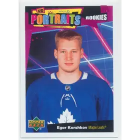 2020-21 UPPER DECK - EGOR KORSHKOV #P-61 UD PORTRAITS