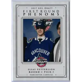 2017 DNJ Cards First Round Phenoms #5 Elias Pettersson (CUSTOM CARD)