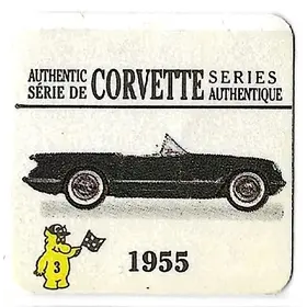1991 Hostess Authentic Corvette Series 1955