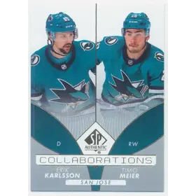 2022-23 SP AUTHENTIC - ERIK KARLSSON/TIMO MEIER #C-24 COLLABORATIONS