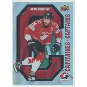 2021-22 TIM HORTONS TEAM CANADA - ADAM HENRIQUE #CC-1 CAPTAINS