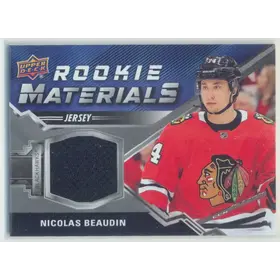 2020-21 UPPER DECK - NICOLAS BEAUDIN #RM-NB ROOKIE MATERIALS