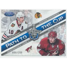2012-13 PANINI CERTIFIED - PATRICK SHARP/KEITH YANDLE #PCQF12 PATH TO THE CUP 90/399